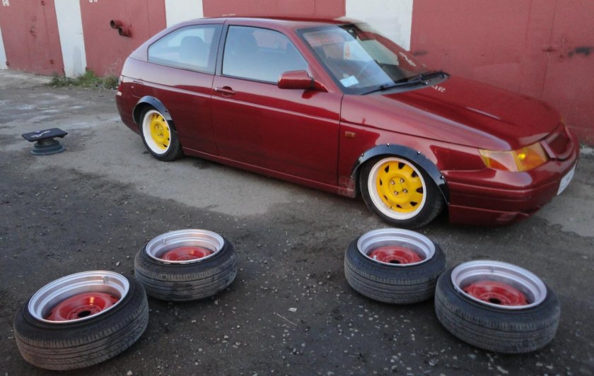 Разварки на ВАЗ 2107 r14