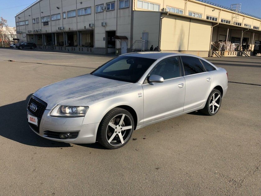 Ауди а6 с6 серебристая