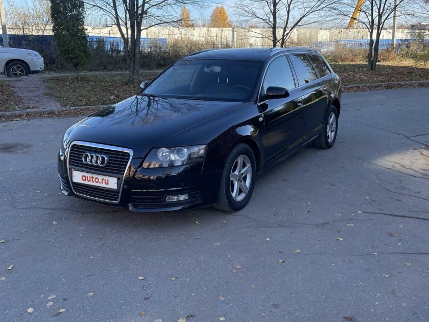 Ауди а6 универсал чёрный дизель