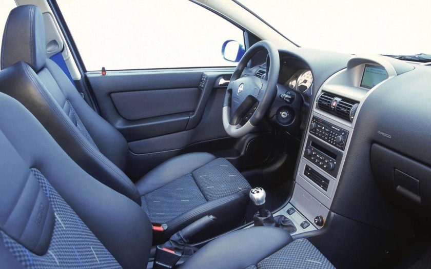 Opel Astra g 2000 хэтчбек салон