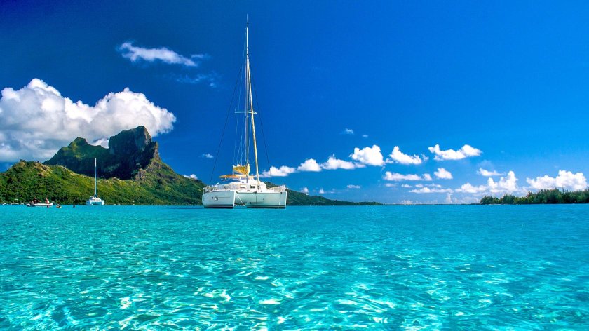 Бора Бора голубая Лагуна