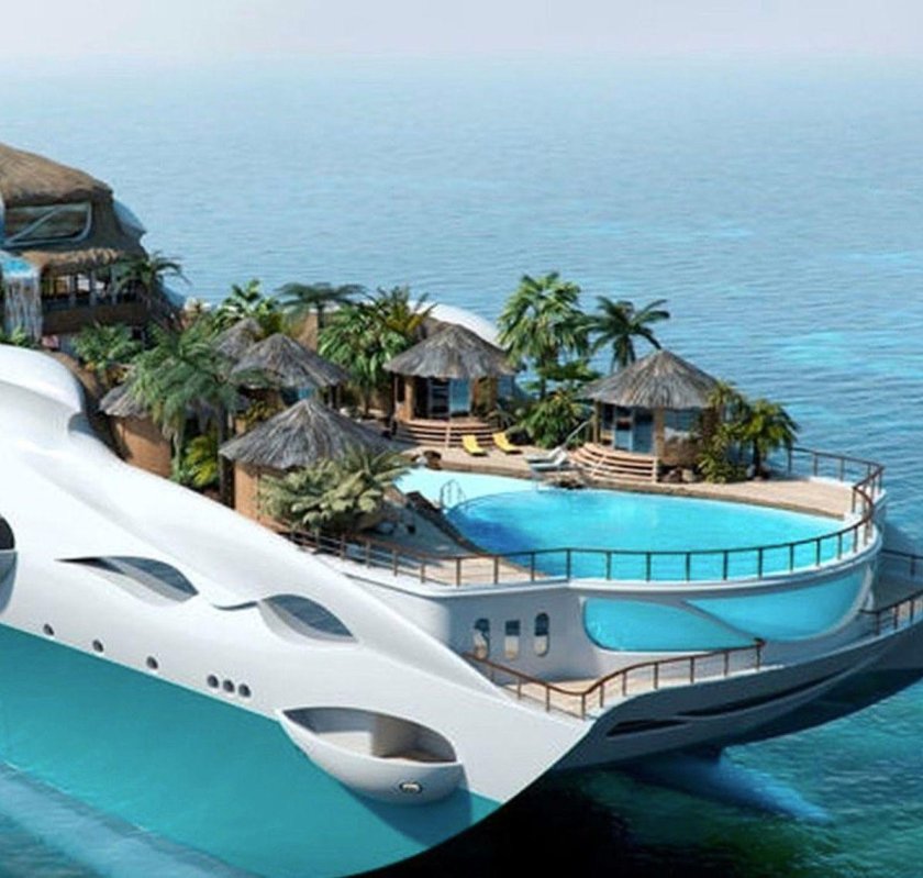 Яхта тропикал исланд парадиз