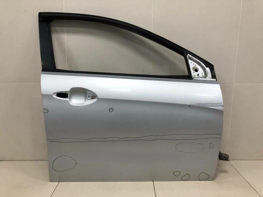 Дверь передняя правая hyundai solaris