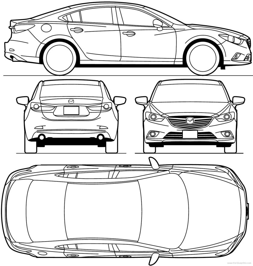 Mazda 6 Blueprint