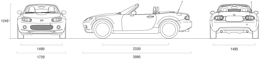Mazda MX 5 Blueprint