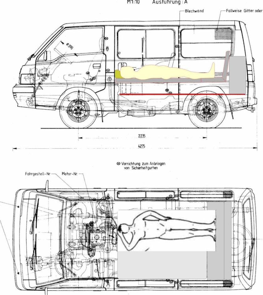 Mitsubishi l300 габариты