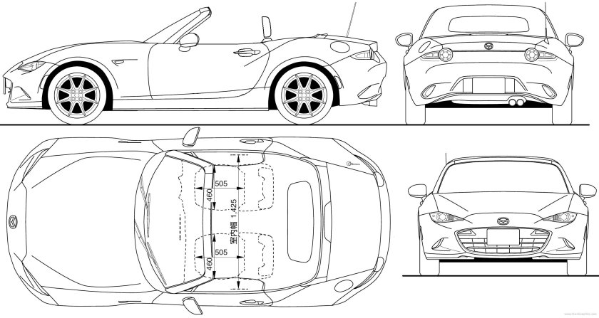 Mazda MX 5 Blueprint