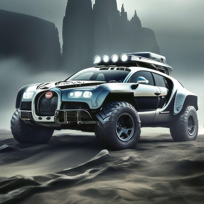 Бугатти чирон внедорожник