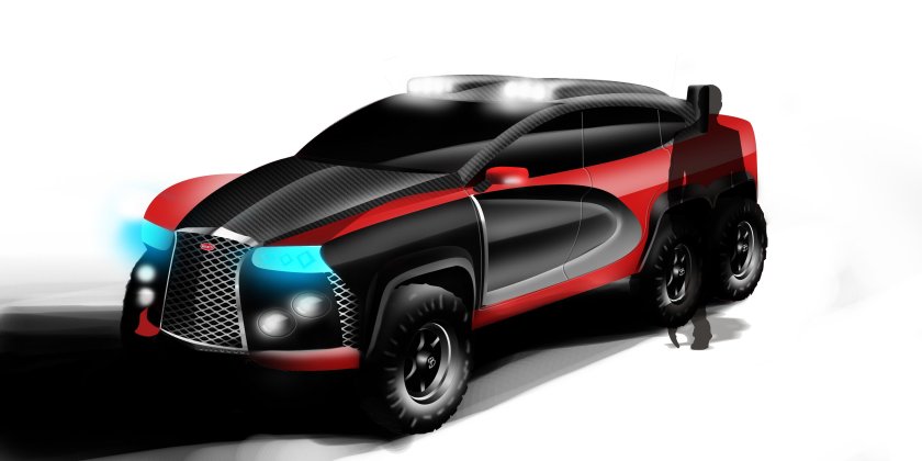 Бугатти SUV джип