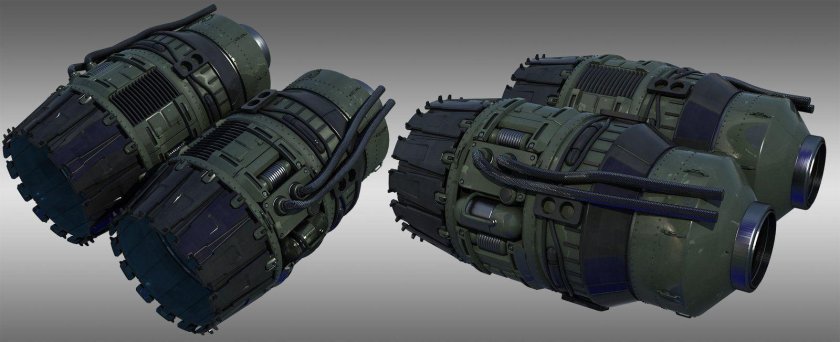 Двигатель космического корабля