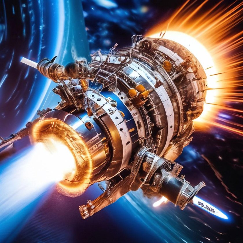 Двигатель космического корабля