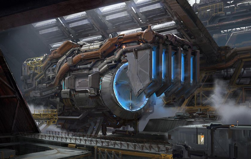 Sci-Fi концепт двигатель