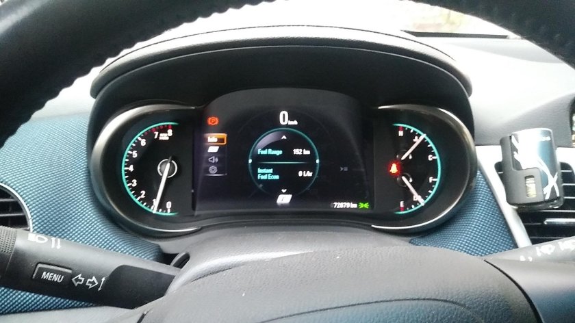 Электронная приборная панель Шевроле Круз