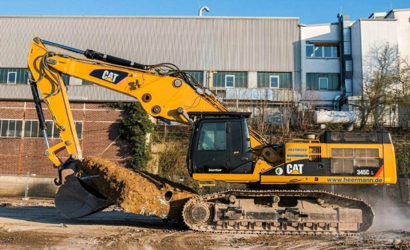 Caterpillar 345c экскаватор
