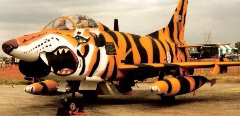 Самолет с мордой тигра