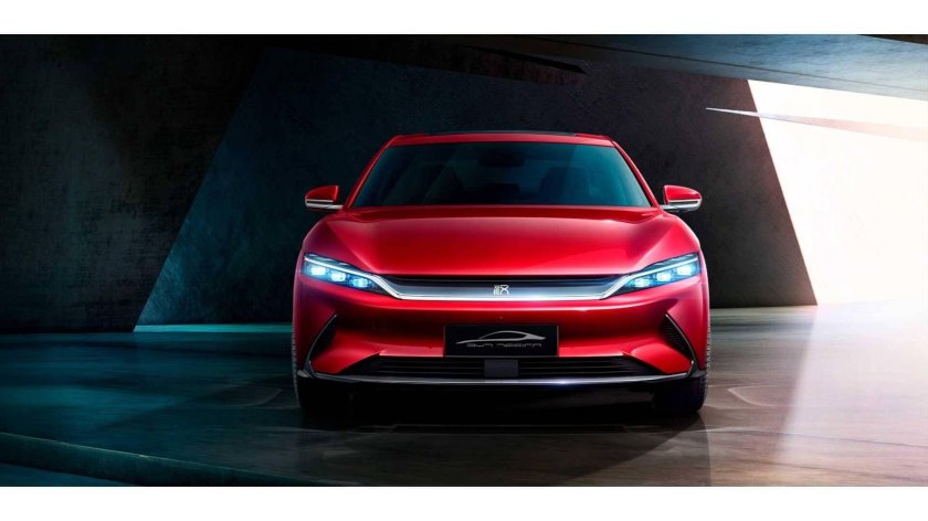 BYD Han ev электромобиль