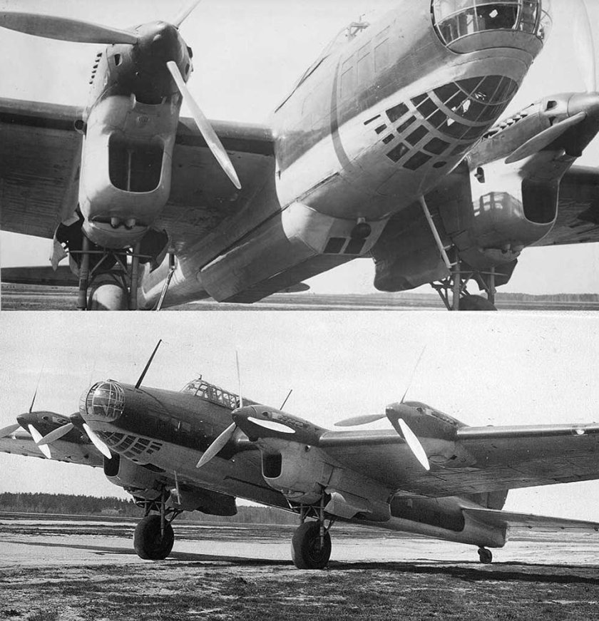 Самолет Петляков пе-8