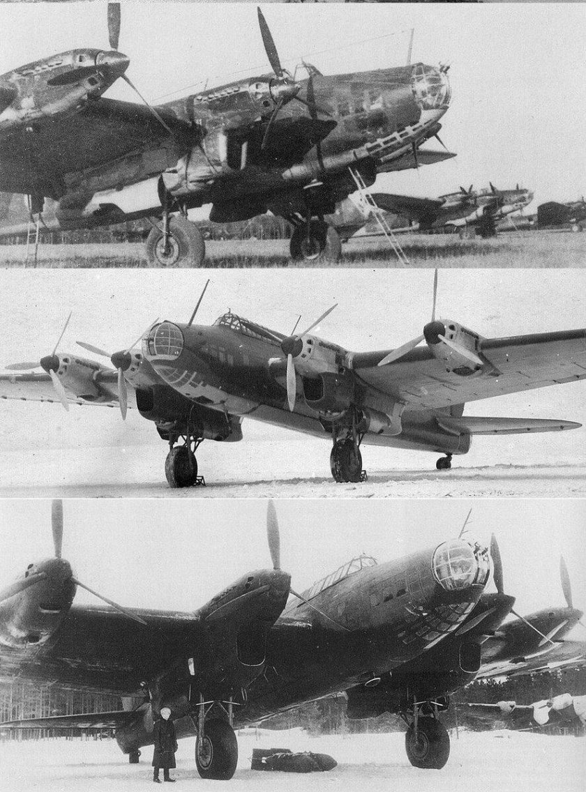 Пе-8 бомбардировщик