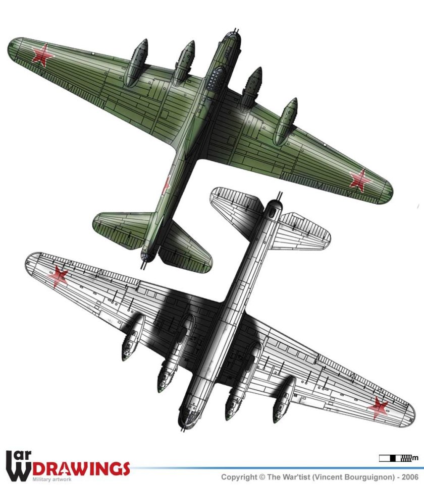 Самолет Петляков пе-8