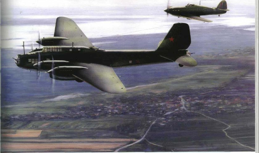 ТБ-7 бомбардировщик