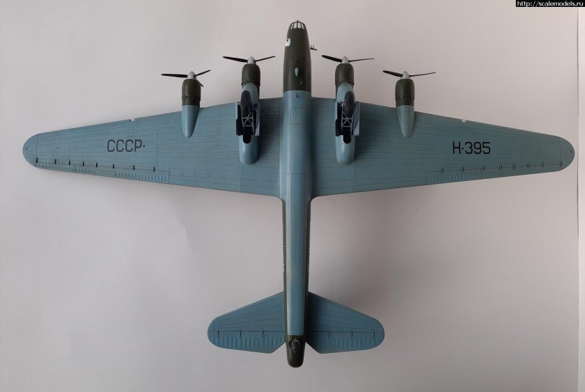 Сборная модель советский бомбардировщик