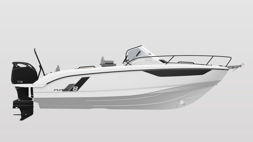 Катер сбоку