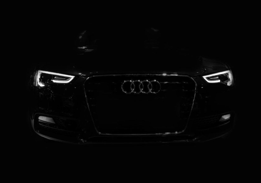 Ауди rs7 в темноте