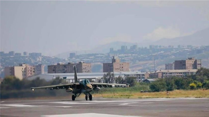 Су 25 Армения на учении