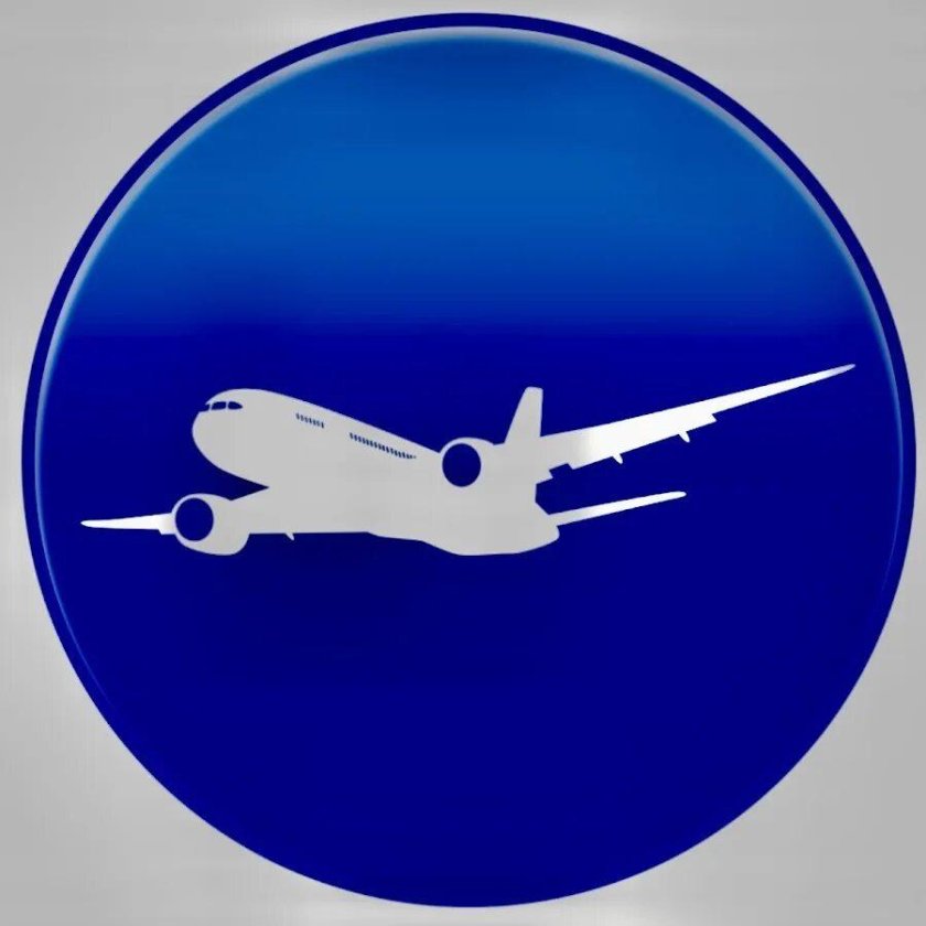 Самолет символ