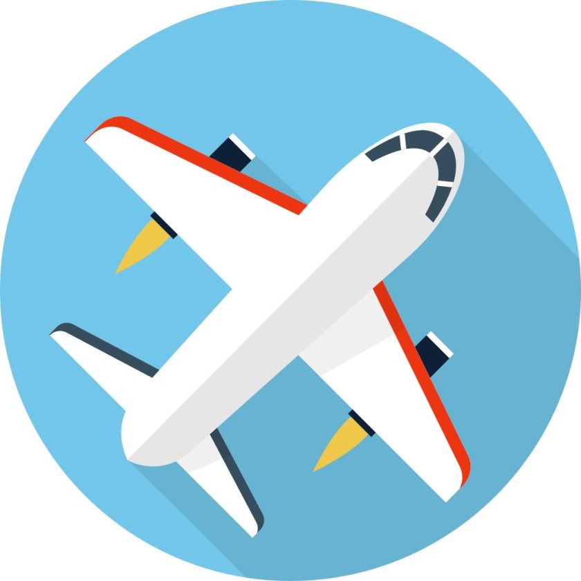 Значок самолета