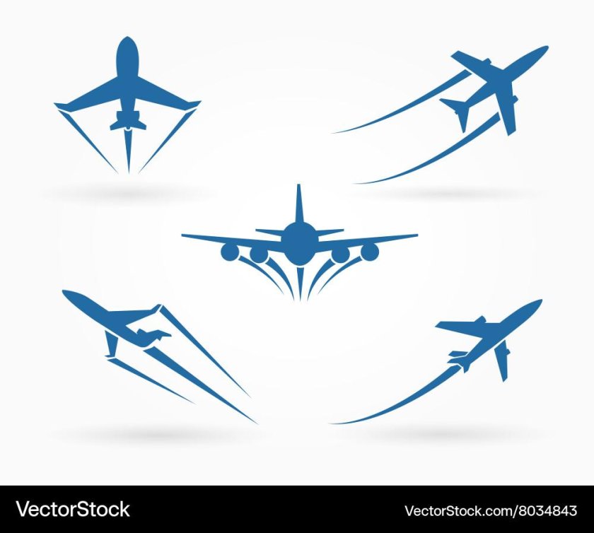 Самолет вектор СВГ