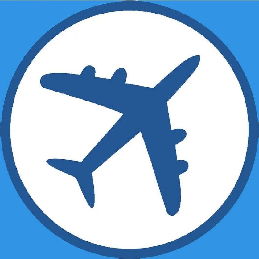 Самолет символ