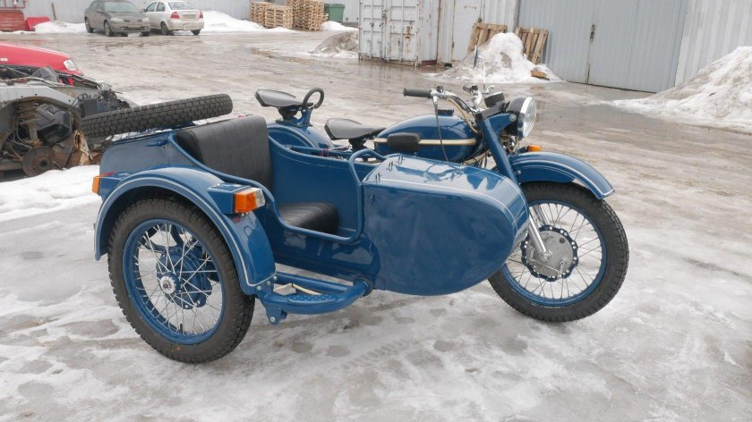 Мотоцикл Урал реставрированный