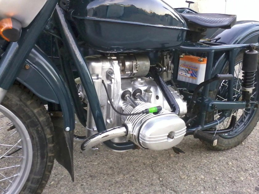 Мотоцикл Урал реставрированный
