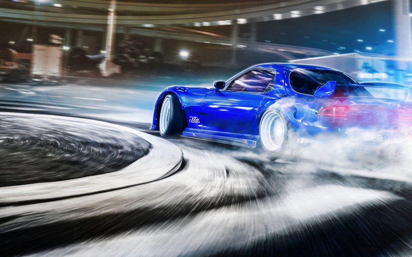 Mazda RX 7 дрифт