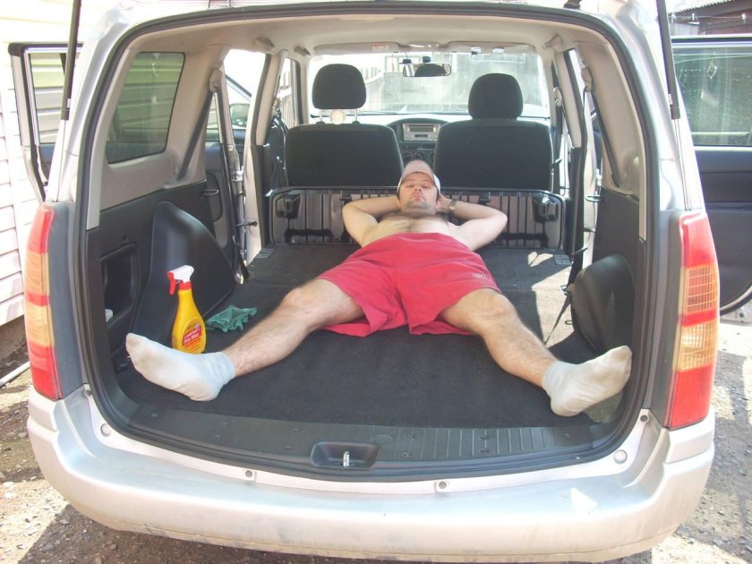 Тойота Пробокс габариты багажника