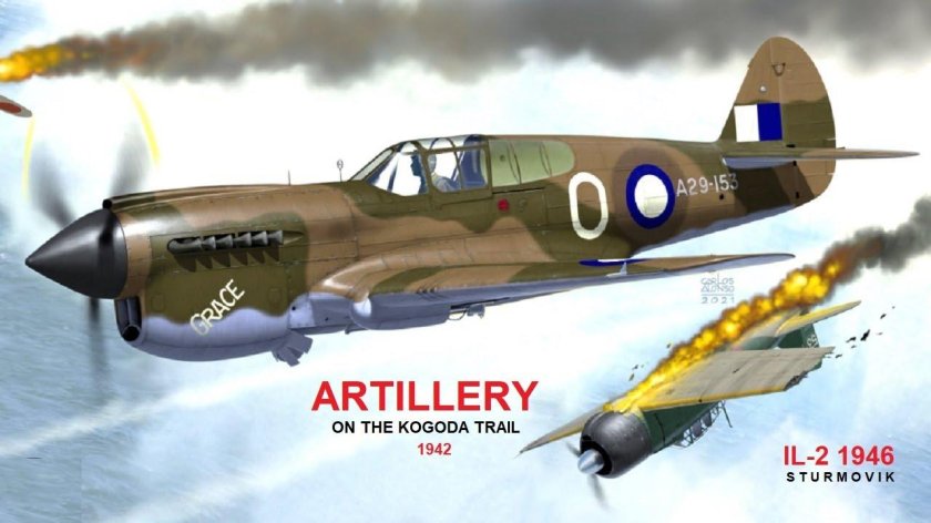 Самолёт p-40e warhawk