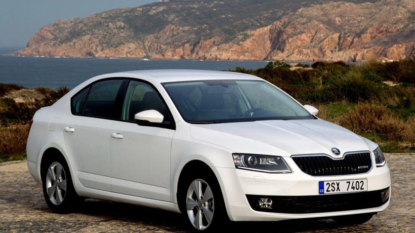 Skoda octavia 2013 — 2017 iii белый