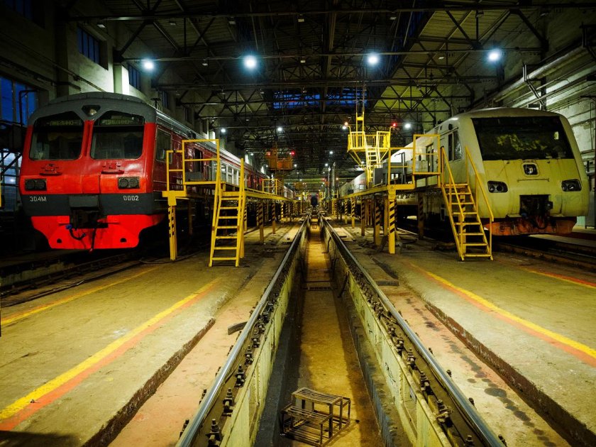 Моторвагонное депо Железнодорожная