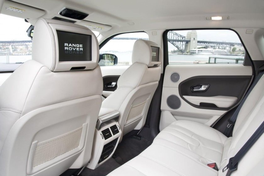 Range Rover Evoque белый салон