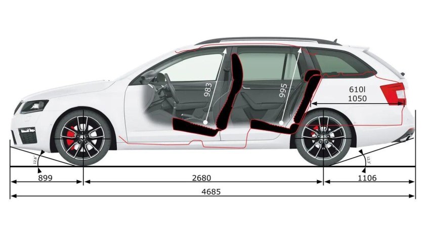 Skoda Octavia a7 колесная база