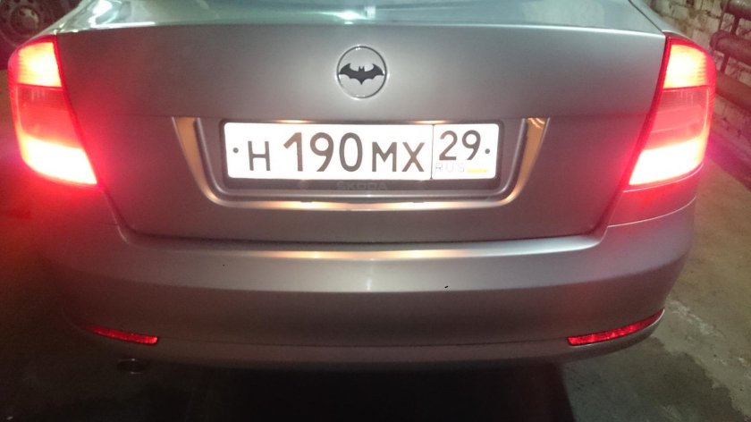 Лампы заднего фонаря Шкода Октавия а5