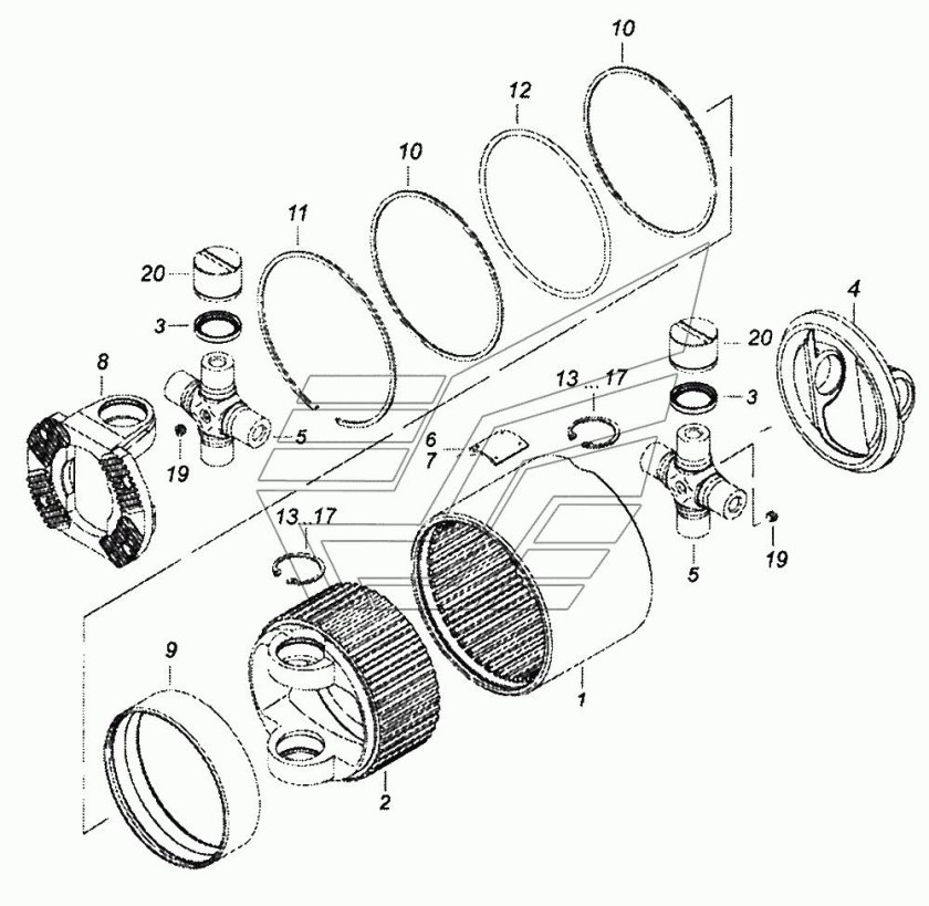 Вал карданный КАМАЗ 65111