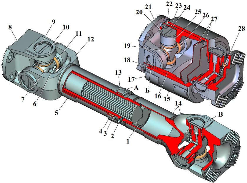 Карданный вал КАМАЗ 5350