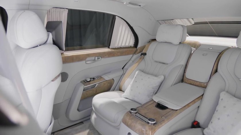 Аурус салон сзади