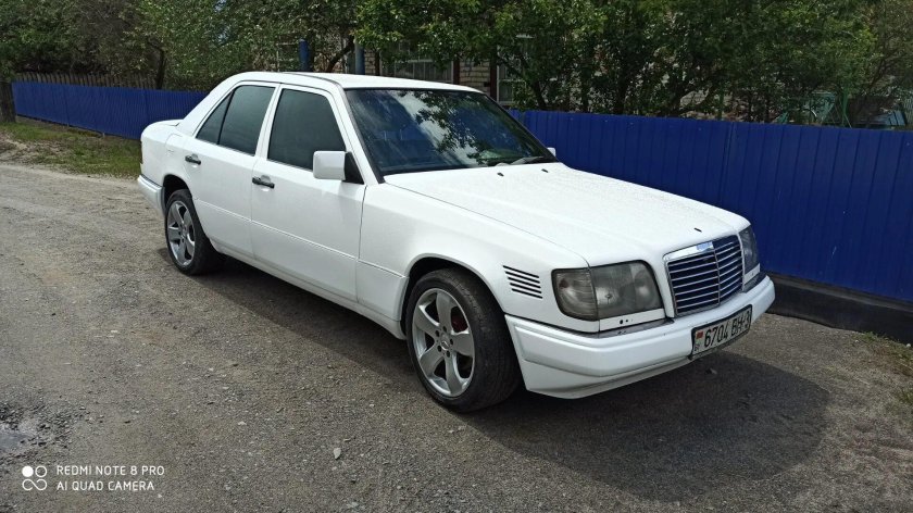 Мерседес 124 белый