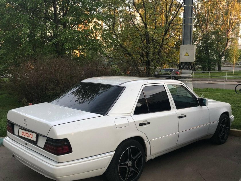 Мерседес 124 белый