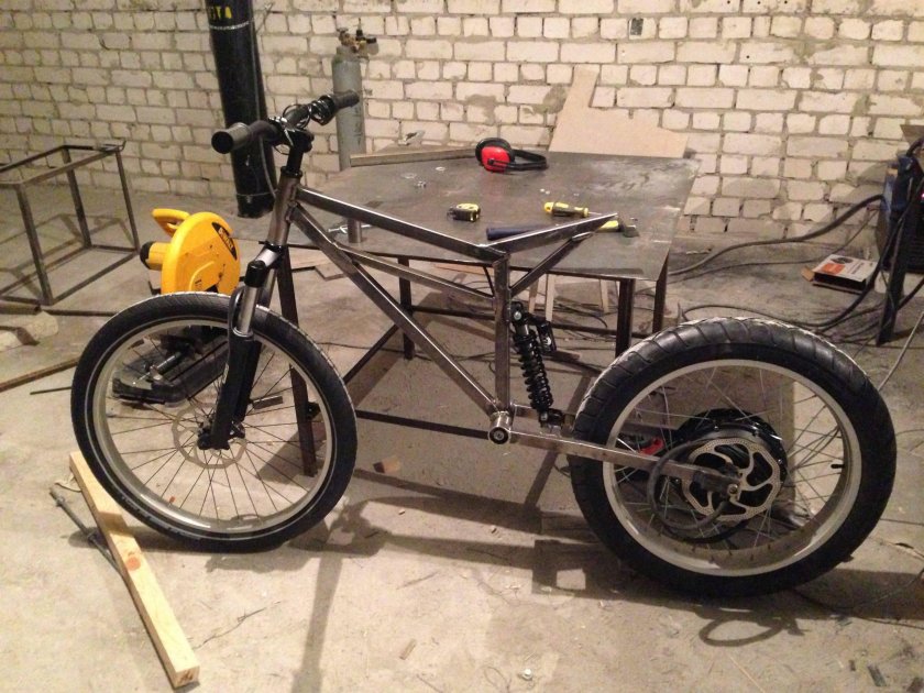 Самодельный веломопед