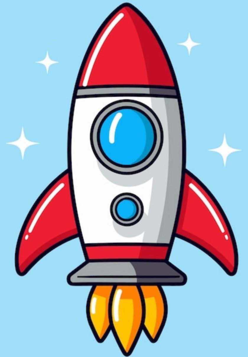 Ракета рисунки