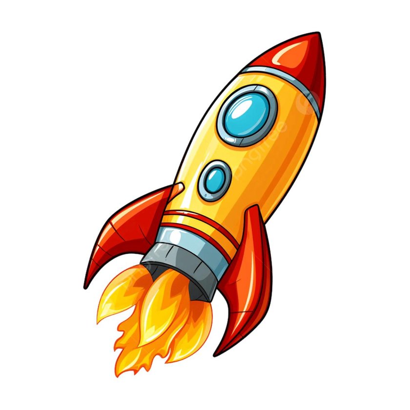 Ракета мультяшная